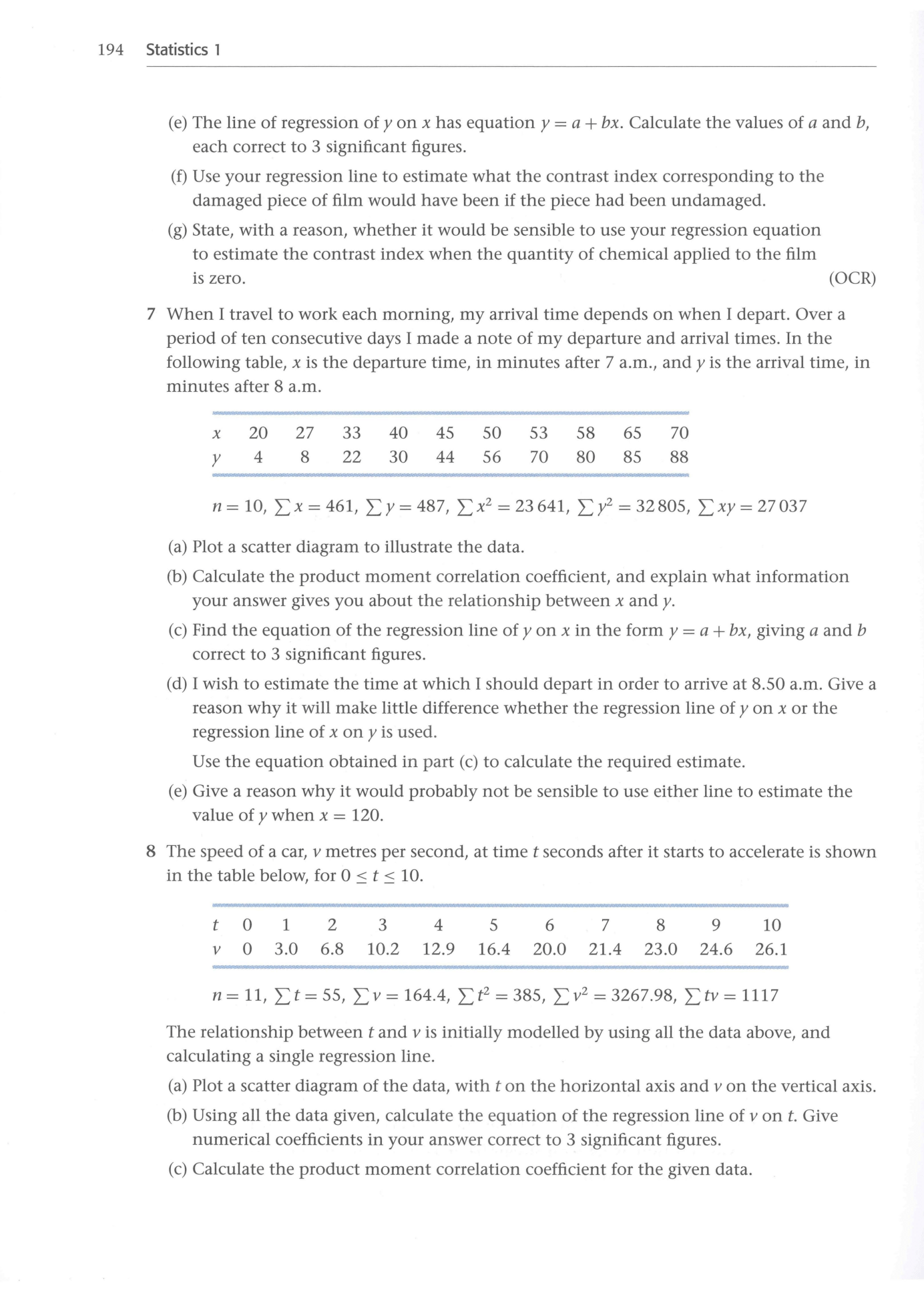 Cambridge Statistics